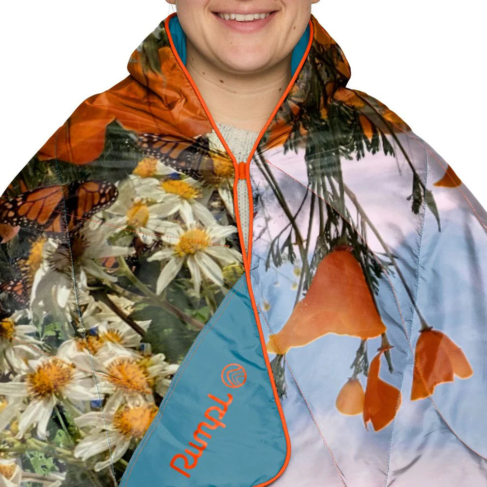 Travel Puffy Blanket - Superbloom