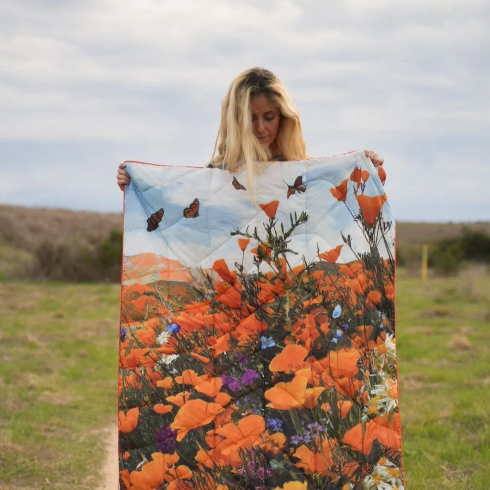 Travel Puffy Blanket - Superbloom