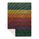 Sherpa Puffy Blanket - Forest Rays