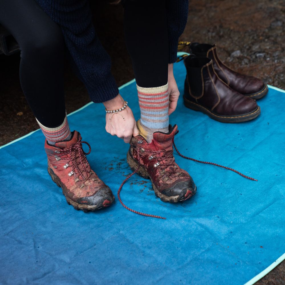 Rumpl Everywhere Mat Mini - Ocean Fade Everywhere Mat Mini - Ocean Fade | Rumpl Blankets For Everywhere Everywhere Mat Mini