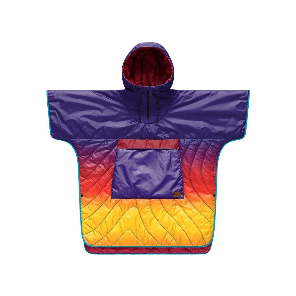 Rumpl Original Puffy Poncho - Pyro Fade Original Puffy Poncho - Pyro Fade | Rumpl Blankets For Everywhere Original Poncho