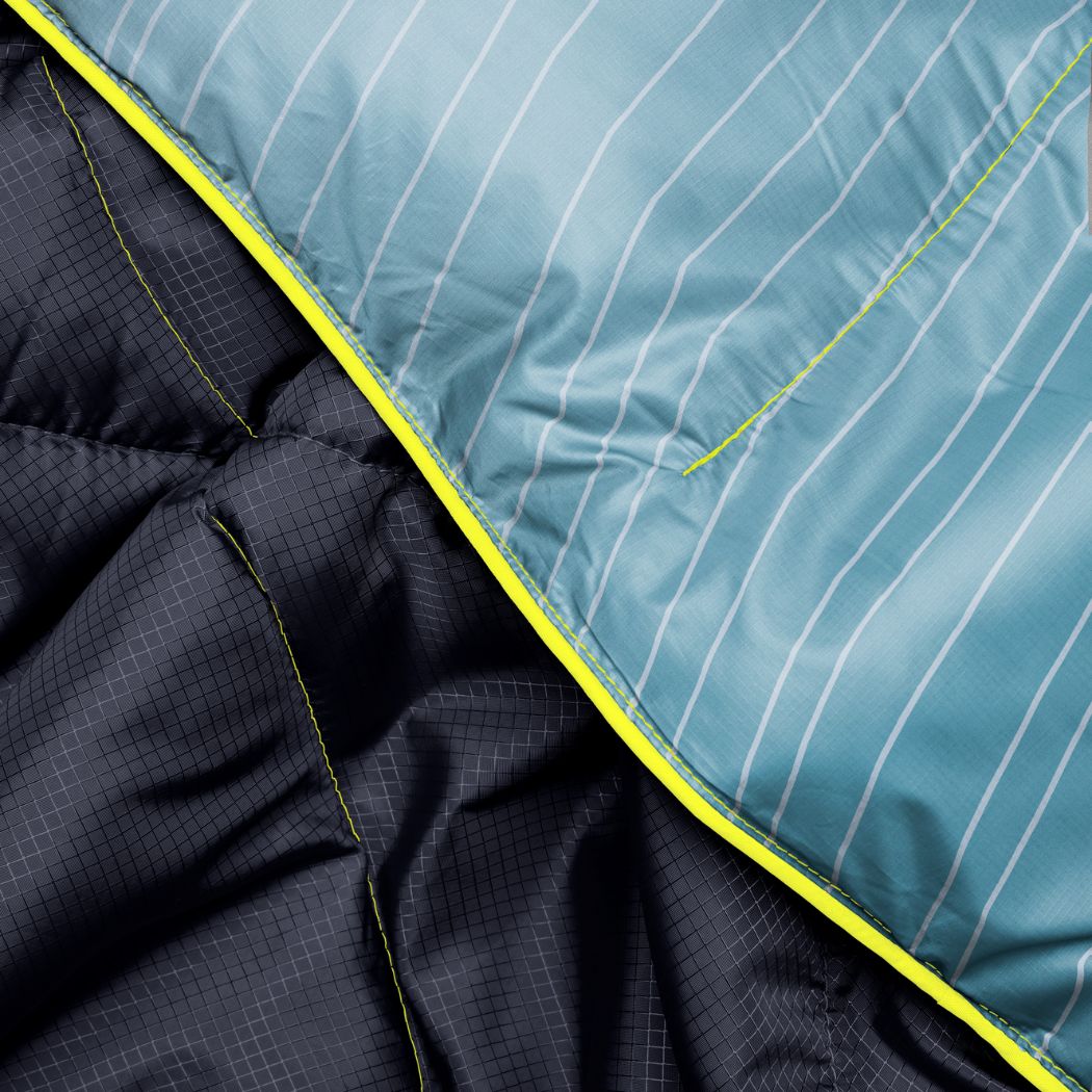 Rumpl Backcountry Puffy Blanket - Moraine Mist Backcountry Puffy Blanket - Moraine Mist | Rumpl Blankets For Everywhere Printed Backcountry Puffy