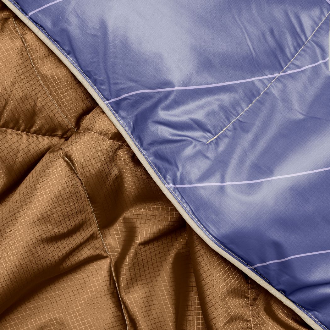 Rumpl Backcountry Puffy Blanket - Trace Valley Marionberry Backcountry Puffy Blanket - Trace Valley Marionberry | Rumpl Blankets For Everywhere Printed Backcountry Puffy