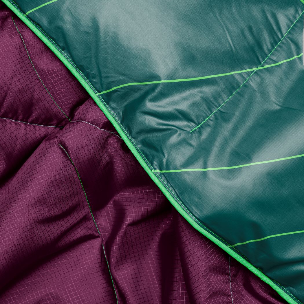 Rumpl Backcountry Puffy Blanket - Trace Valley Moss Backcountry Puffy Blanket - Trace Valley Moss | Rumpl Blankets For Everywhere Printed Backcountry Puffy