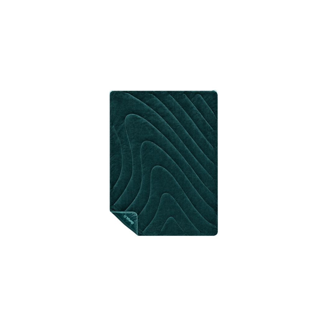 Fleece Puffy Mini Blanket - Jade Fade