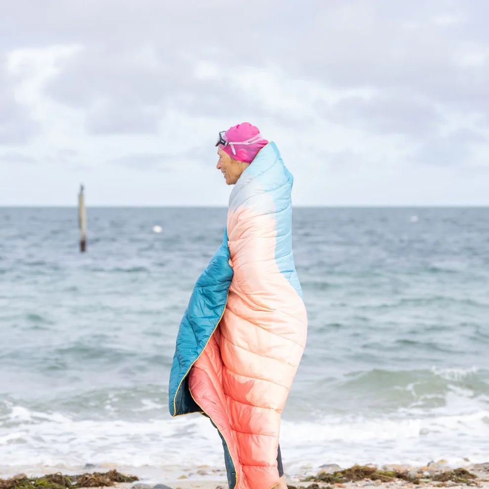 Original Puffy Blanket - Rocky Mountain Sunset Fade