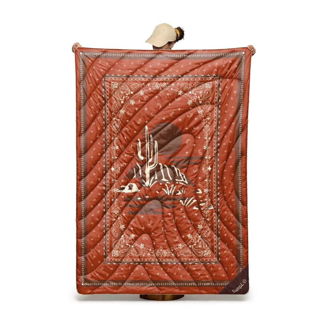 Rumpl Original Puffy Blanket - Sedona Saguaro Bandana Original Puffy Blanket - Sedona Saguaro Bandana | Rumpl Blankets Solid Original
