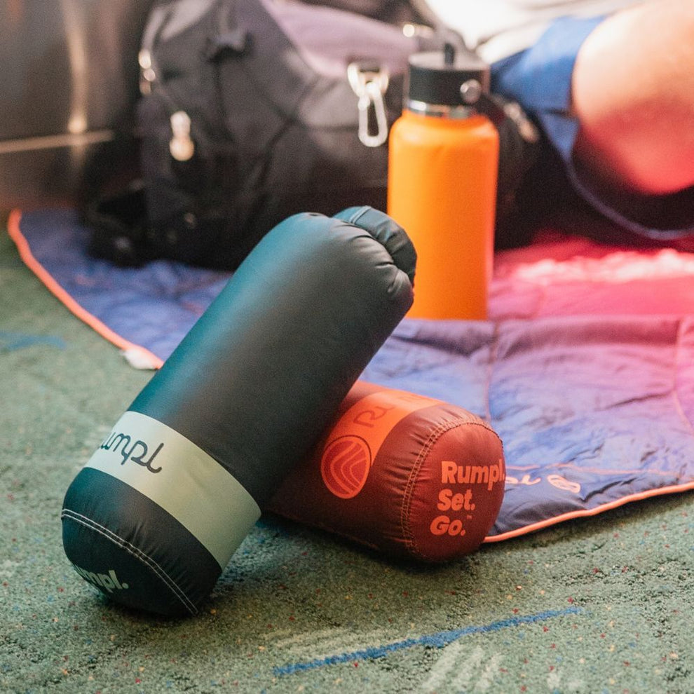 Rumpl Travel Puffy Blanket - Deepwater Travel Puffy Blanket - Deepwater | Rumpl Blankets for Everywhere Solid Travel
