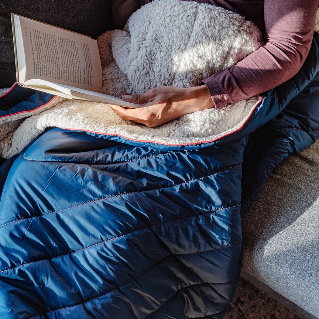 Sherpa Puffy Blanket - Deepwater - Rumpl Canada