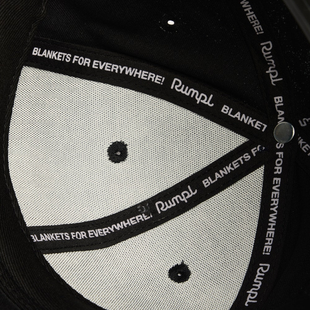 Rumpl Snapback Hat - Black Logo Patch Apparel