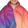 Travel Puffy Blanket - Sunset Spectrum Fade