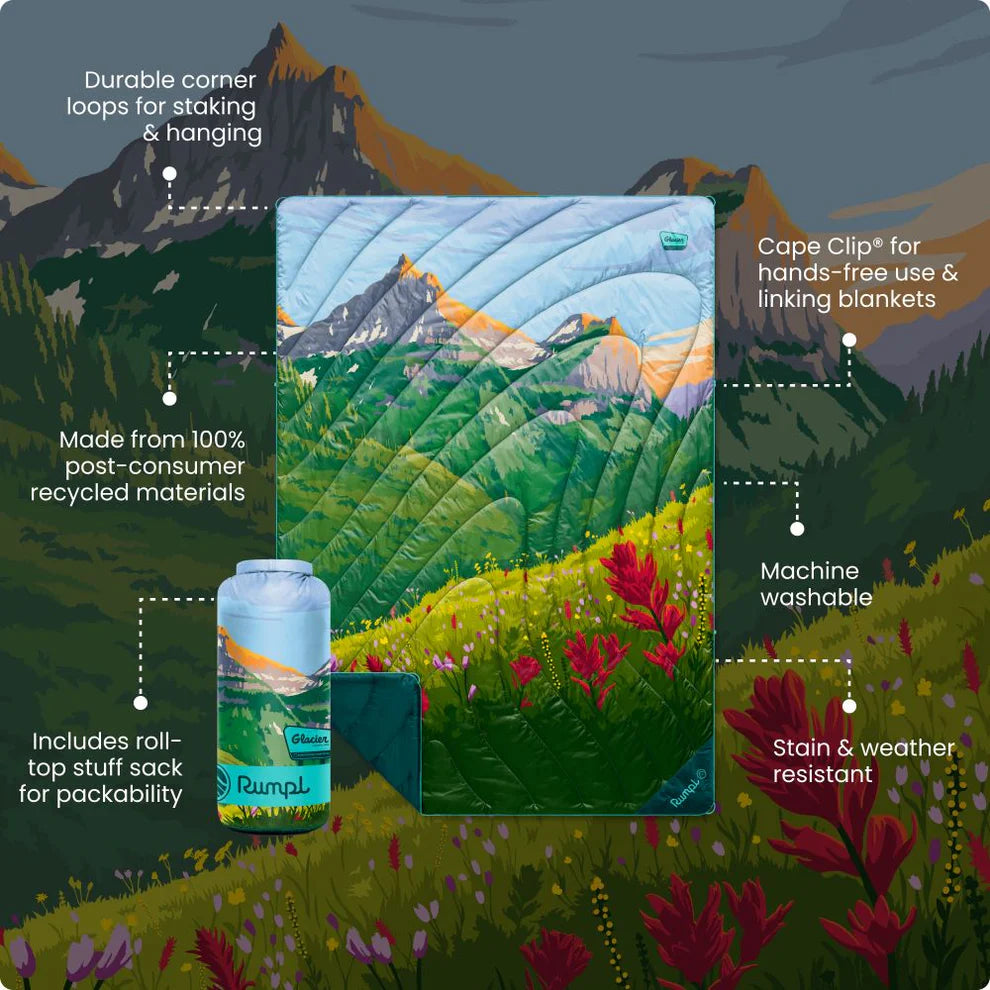 Original Puffy Blanket - Glacier National Park
