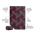 Rumpl Après Fleece Throw Blanket - Puzzled Fig Après Fleece Throw Blanket - Puzzled Fig | Rumpl Blankets For Everywhere Après Fleece