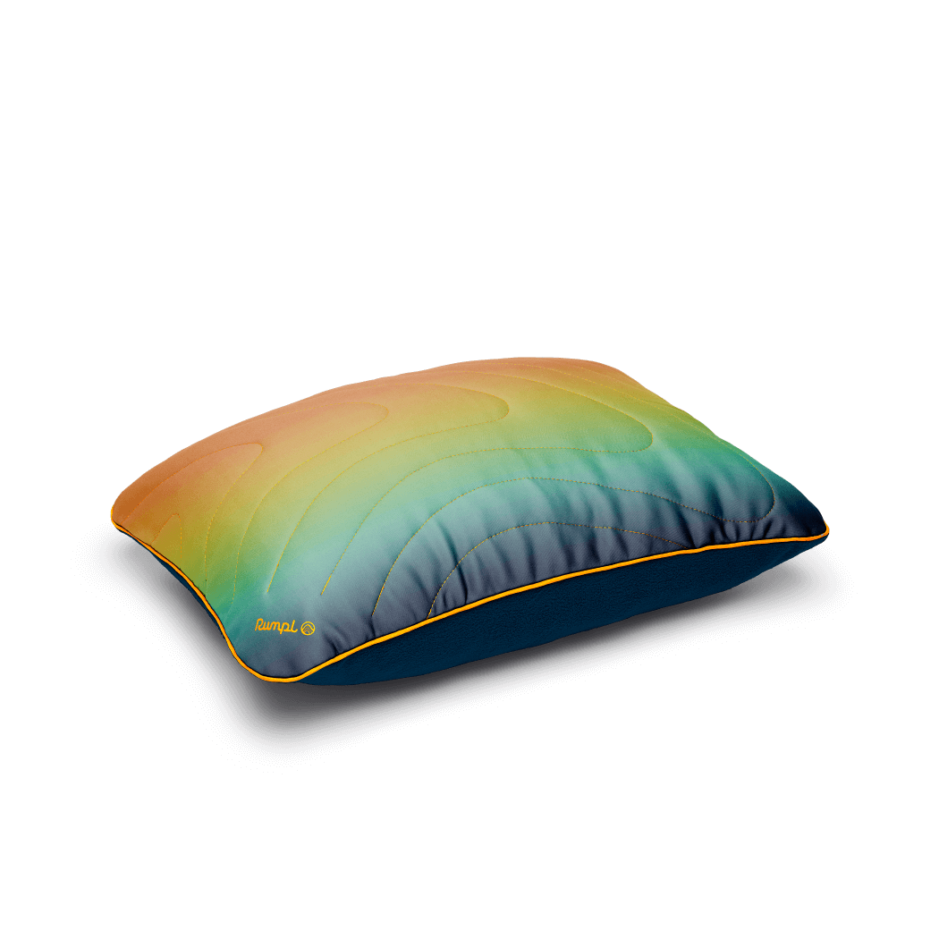 Rumpl The Camp Pillow - Baja Fade The Adjustable Camp Pillow | Rumpl Blankets & Gear Camp Pillow