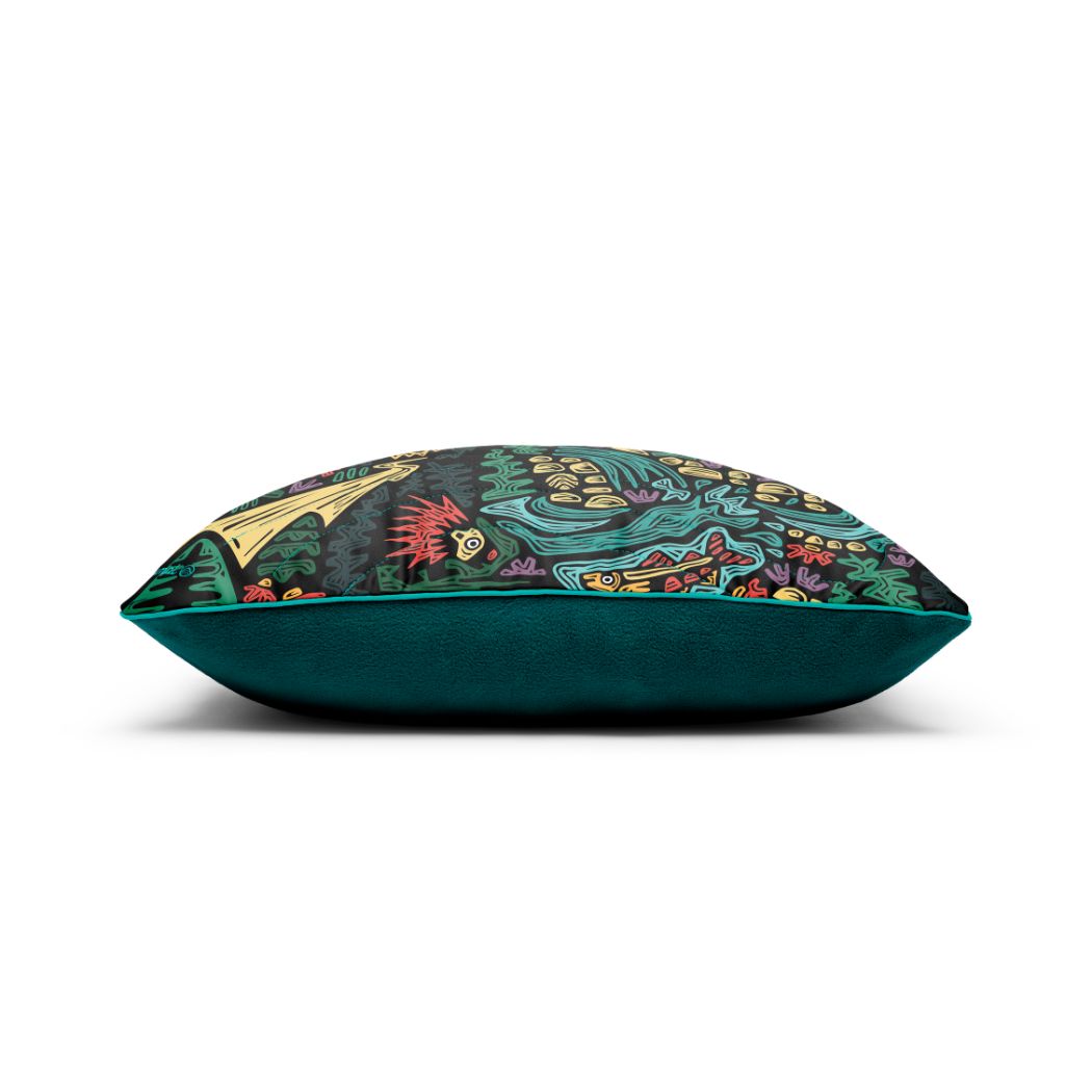 Rumpl The Camp Pillow - Rae Lang - Protect The Porkies The Camp Pillow - Protect The Porkies | Rumpl Blankets For Everywhere Camp Pillow