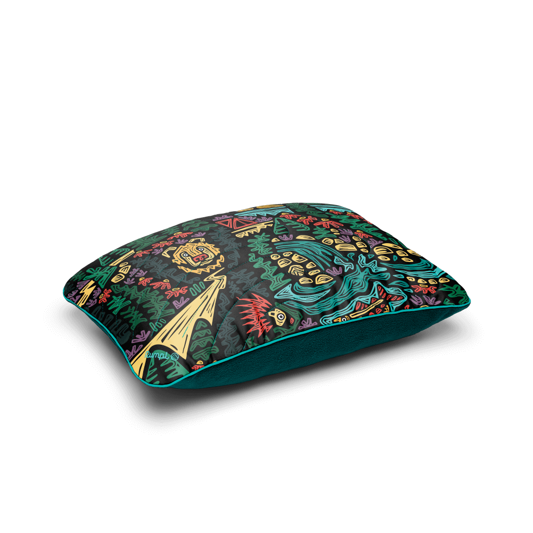 Rumpl The Camp Pillow - Rae Lang - Protect The Porkies The Camp Pillow - Protect The Porkies | Rumpl Blankets For Everywhere Camp Pillow