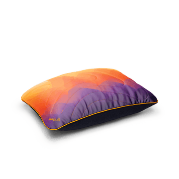 Rumpl The Camp Pillow - Watercolor Glow The Camp Pillow - Magic Mushrooms | Rumpl Blankets For Everywhere Camp Pillow