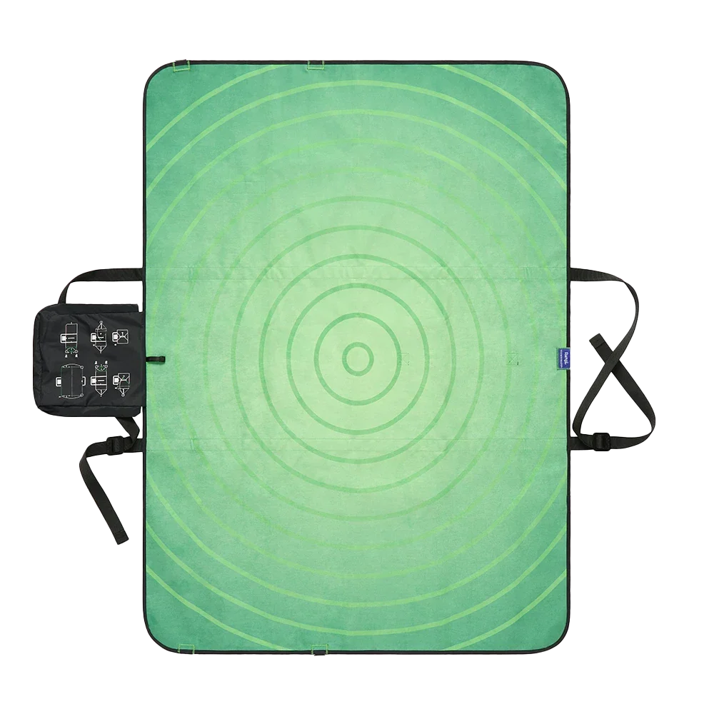 Rumpl The Pack Mat - Nicole McLaughlin - Frog Green Rumpl Pack Mat - Nicole McLaughlin - Frog Green  Everywhere Mat Mini