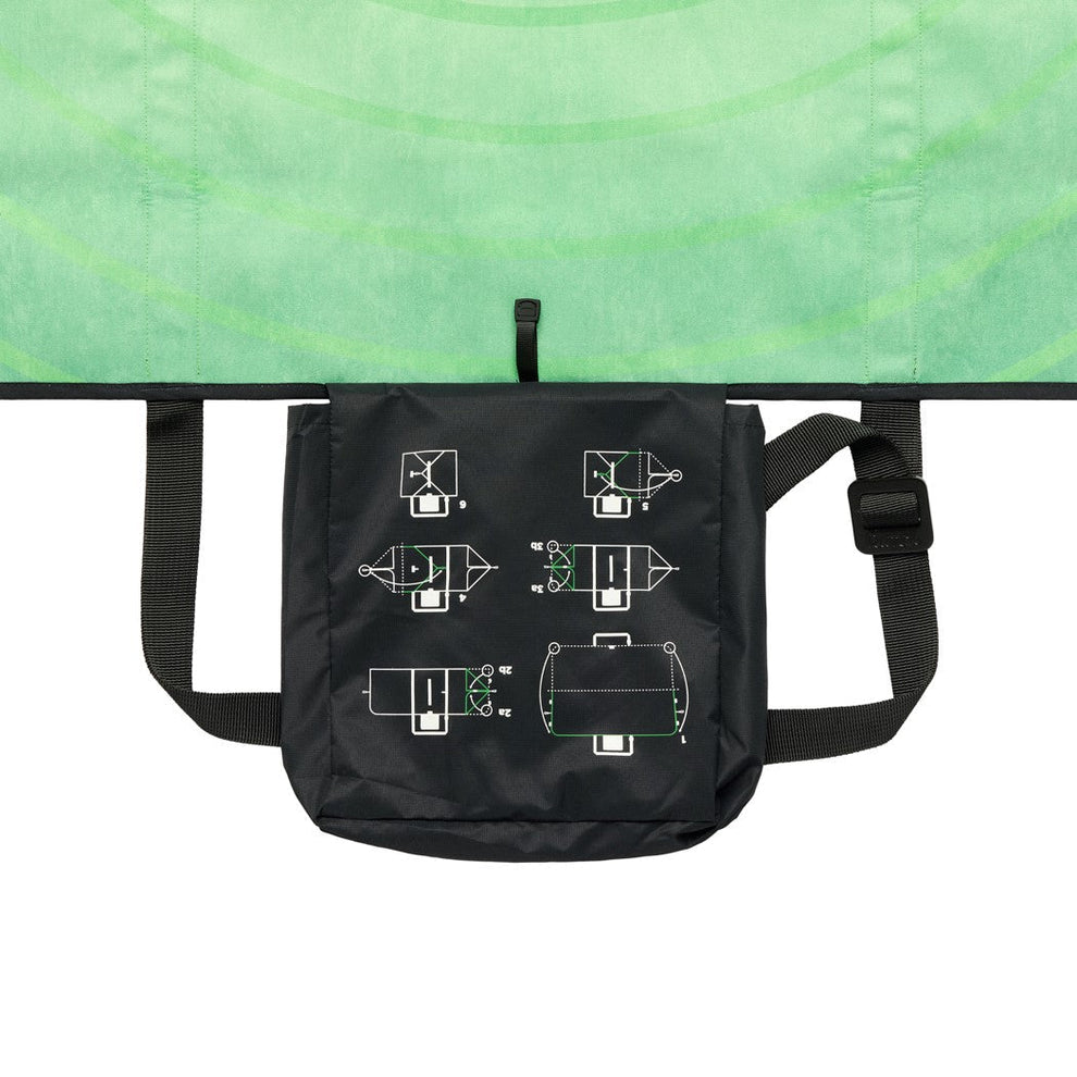 Rumpl The Pack-Mat - Nicole Mclaughlin - Frog Green Rumpl Pack Mat - Nicole Mclaughlin - Frog Green  Everywhere Mat Mini
