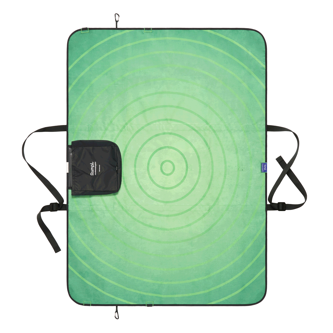 Rumpl The Pack-Mat - Nicole Mclaughlin - Frog Green Rumpl Pack Mat - Nicole Mclaughlin - Frog Green  Everywhere Mat Mini
