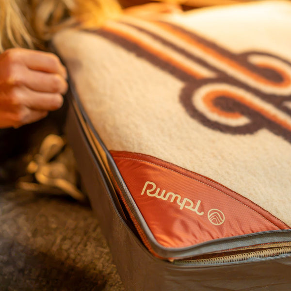 Rumpl Merino Softwool Blanket - Natural Cream Twist Merino Softwool Blanket - Natural Cream Twist | Rumpl Blankets For Everywhere Merino SoftWool