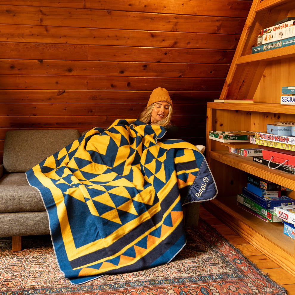 Rumpl Merino Softwool Blanket - Quilted Amber Merino Softwool Blanket - Quilted Amber | Rumpl Blankets For Everywhere Merino SoftWool