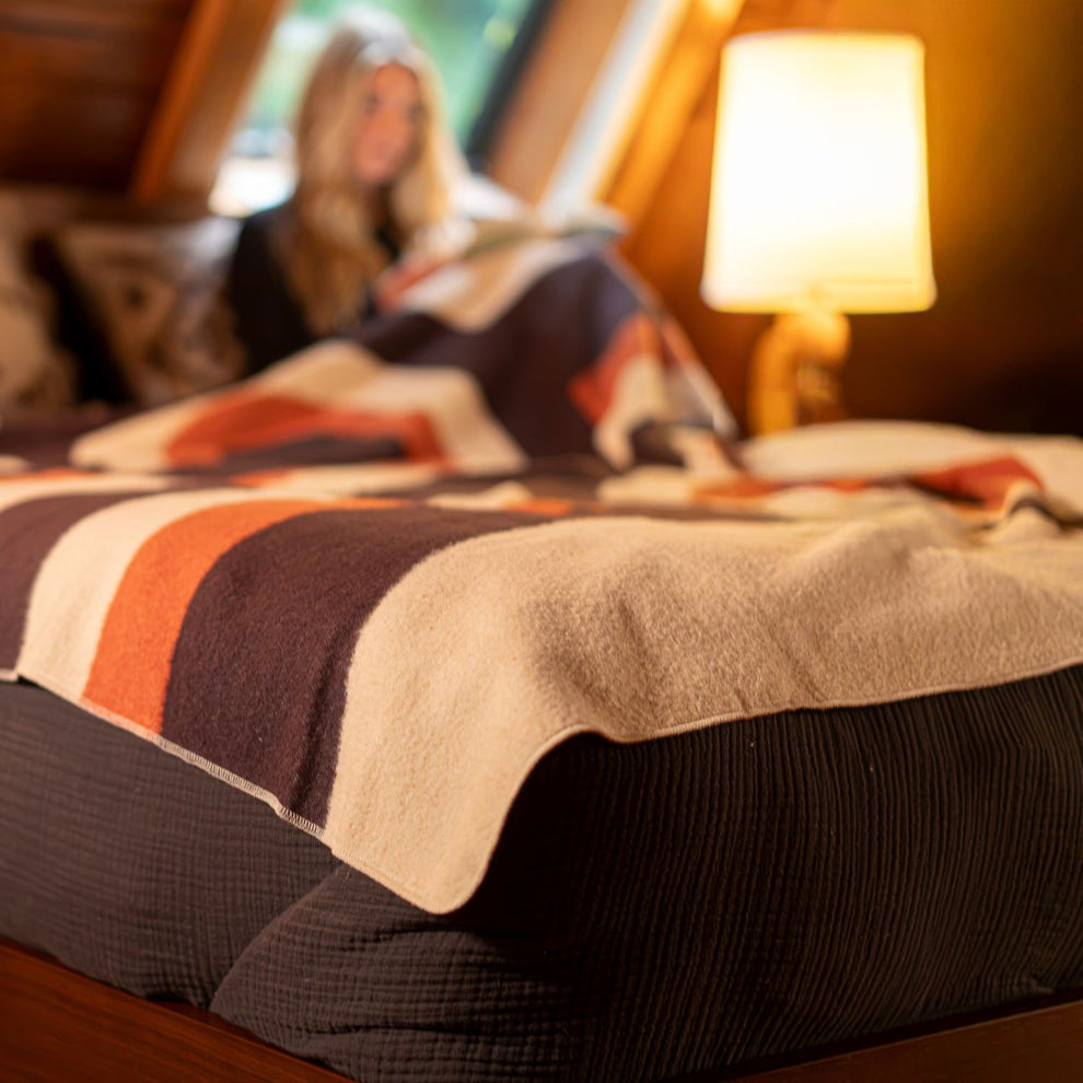 Rumpl Merino Softwool 2 Person Blanket - Quilted Amber Merino Softwool 2 Person Blanket - Quilted Amber | Rumpl Blankets For Everywhere Merino SoftWool