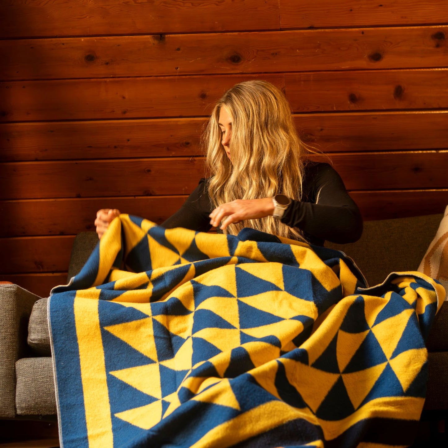 Rumpl Merino Softwool 2 Person Blanket - Quilted Amber Merino Softwool 2 Person Blanket - Quilted Amber | Rumpl Blankets For Everywhere Merino SoftWool