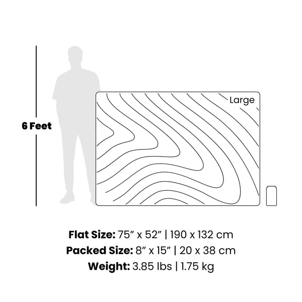 Rumpl Overland Mat - Cherry Fig Overland Mat - Cherry Fig | Rumpl Blankets For Everywhere Overland Mat