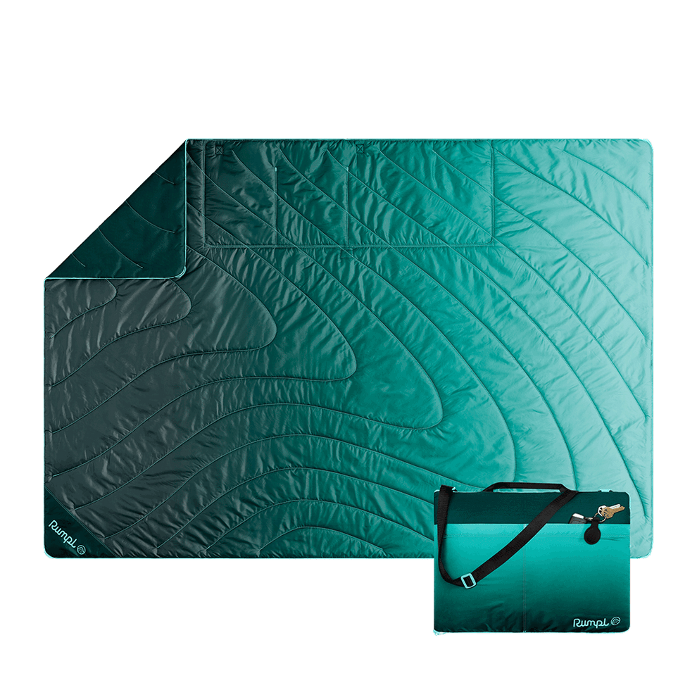 Rumpl Stash Mat - Jade Fade Stash Mat - Jade Fade | Rumpl Blankets For Everywhere Overland Mat