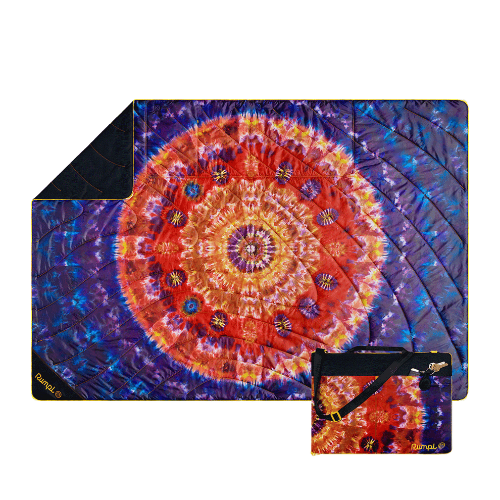 Rumpl Stash Mat - Tapestry Tie Dye Stash Mat - Tapestry Tie Dye | Rumpl Blankets For Everywhere Overland Mat