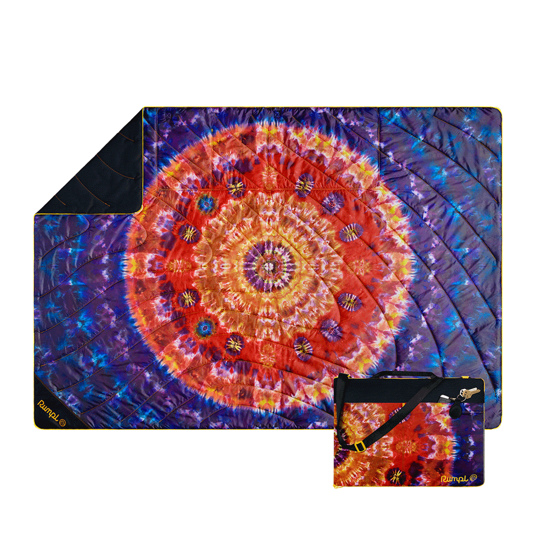 Rumpl Stash Mat - Tapestry Tie Dye Stash Mat - Tapestry Tie Dye | Rumpl Blankets For Everywhere Overland Mat