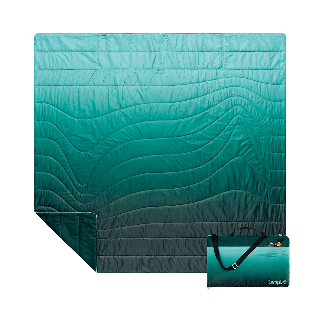 Rumpl Stash Mat XL - Jade Fade Stash Mat XL - Jade Fade | Rumpl Blankets For Everywhere Overland Mat