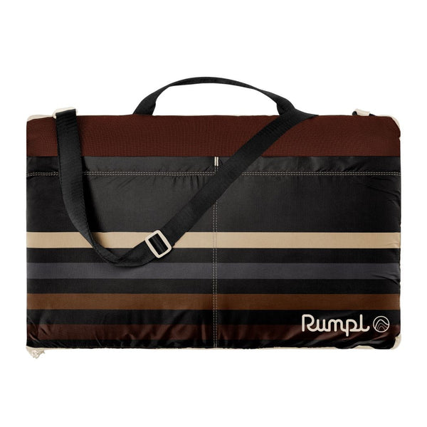 Rumpl Stash Mat XL - Mocha Mini Stripes Stash Mat XL - Mocha Mini Stripes | Rumpl Blankets For Everywhere Overland Mat