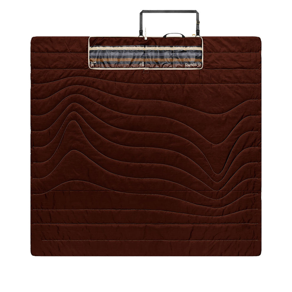 Rumpl Stash Mat XL - Mocha Mini Stripes Stash Mat XL - Mocha Mini Stripes | Rumpl Blankets For Everywhere Overland Mat