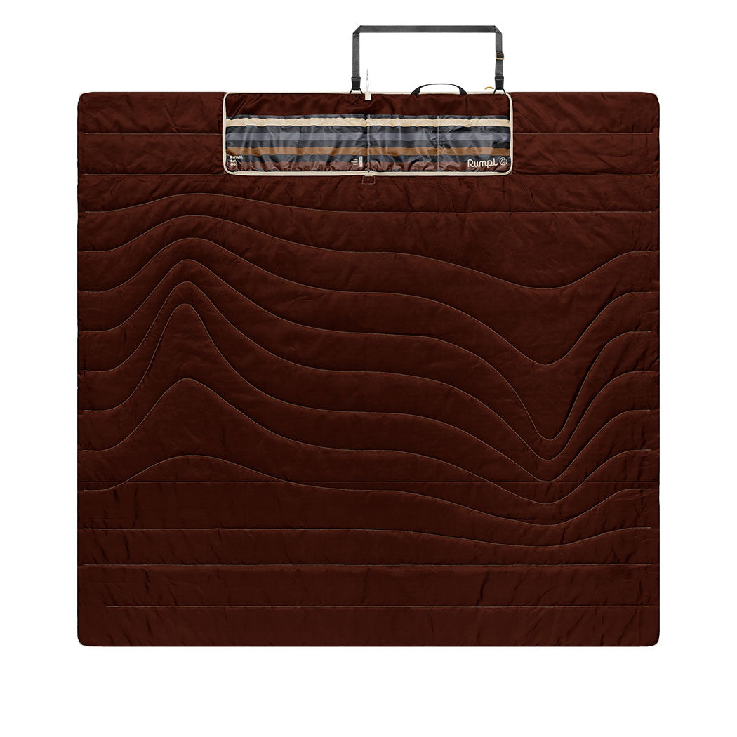 Rumpl Stash Mat XL - Mocha Mini Stripes Stash Mat XL - Mocha Mini Stripes | Rumpl Blankets For Everywhere Overland Mat
