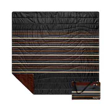 Rumpl Stash Mat XL - Mocha Mini Stripes Stash Mat XL - Mocha Mini Stripes | Rumpl Blankets For Everywhere Overland Mat