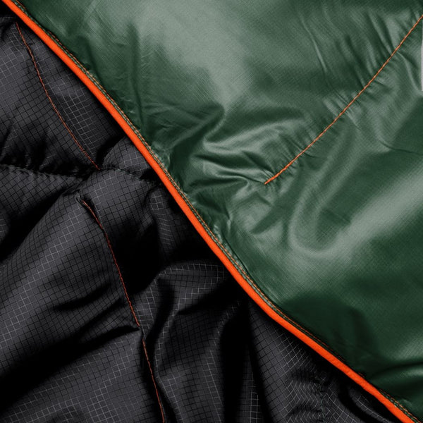 Rumpl Backcountry Puffy Blanket - Mountain Green Peak Backcountry Puffy Blanket - Mountain Green Peak | Rumpl Blankets For Everywhere Print Backcountry Puffy
