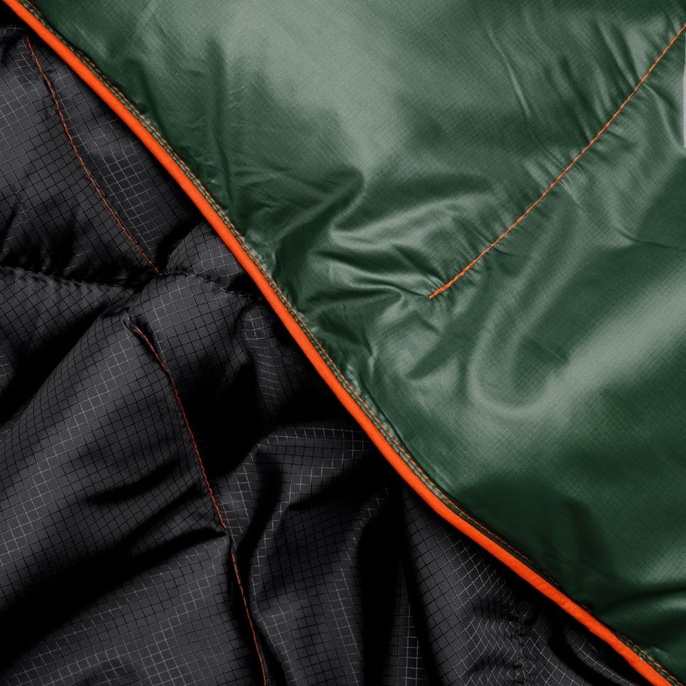 Rumpl Backcountry Puffy Blanket - Mountain Green Peak Backcountry Puffy Blanket - Mountain Green Peak | Rumpl Blankets For Everywhere Print Backcountry Puffy