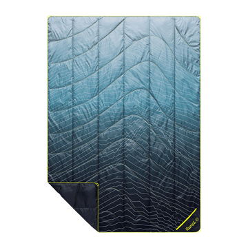Rumpl Backcountry Puffy Blanket - Moraine Mist Backcountry Puffy Blanket - Moraine Mist | Rumpl Blankets For Everywhere Printed Backcountry Puffy