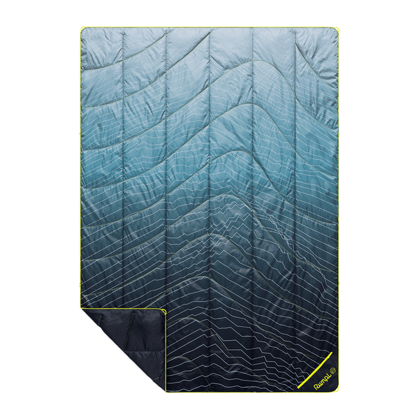 Rumpl Backcountry Puffy Blanket - Moraine Mist Backcountry Puffy Blanket - Moraine Mist | Rumpl Blankets For Everywhere Printed Backcountry Puffy