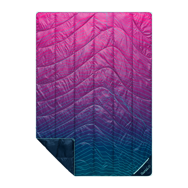 Rumpl Backcountry Puffy Blanket - Moraine Backcountry Puffy Blanket - Moraine | Rumpl Blankets For Everywhere Printed Backcountry Puffy