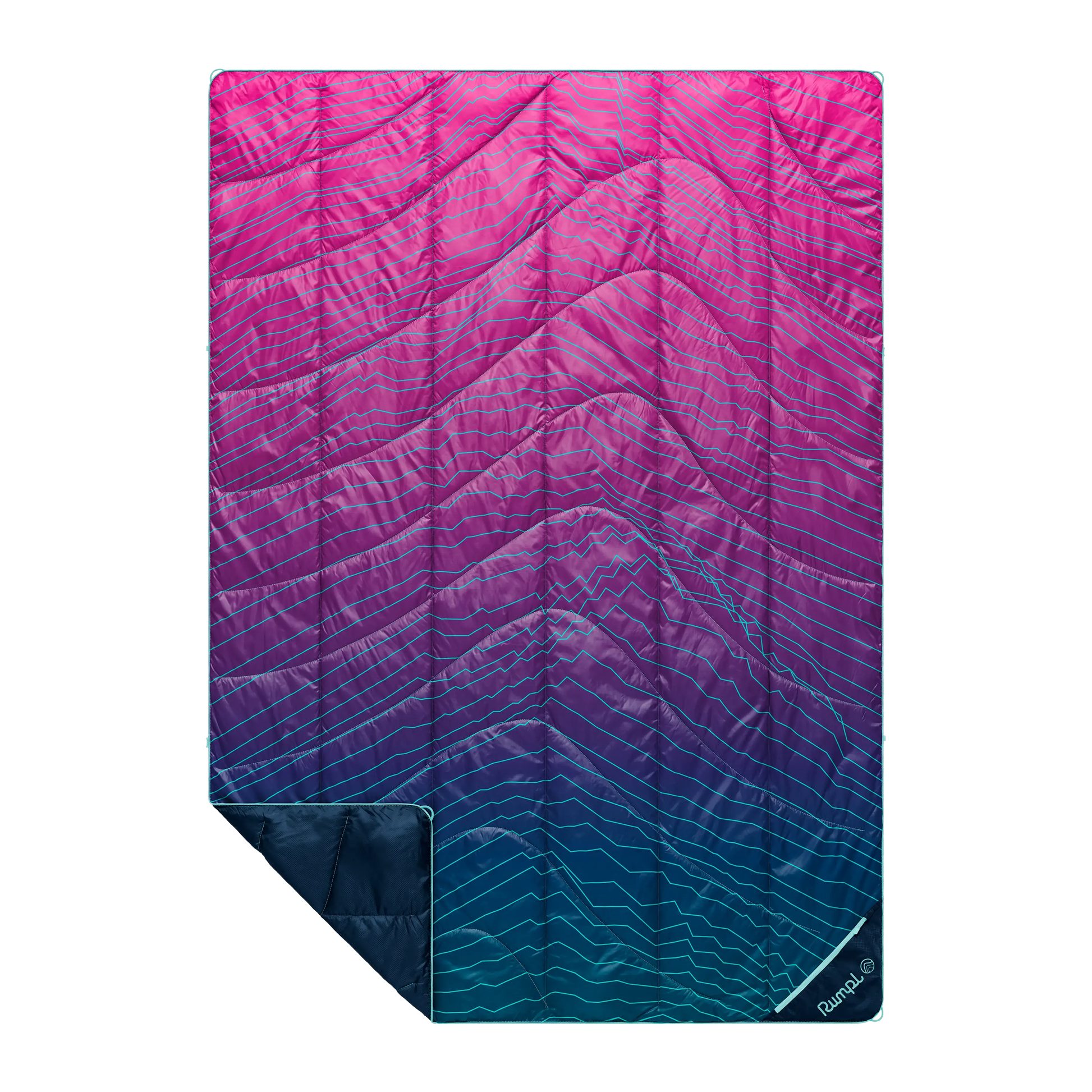 Rumpl Backcountry Puffy Blanket - Moraine Backcountry Puffy Blanket - Moraine | Rumpl Blankets For Everywhere Printed Backcountry Puffy