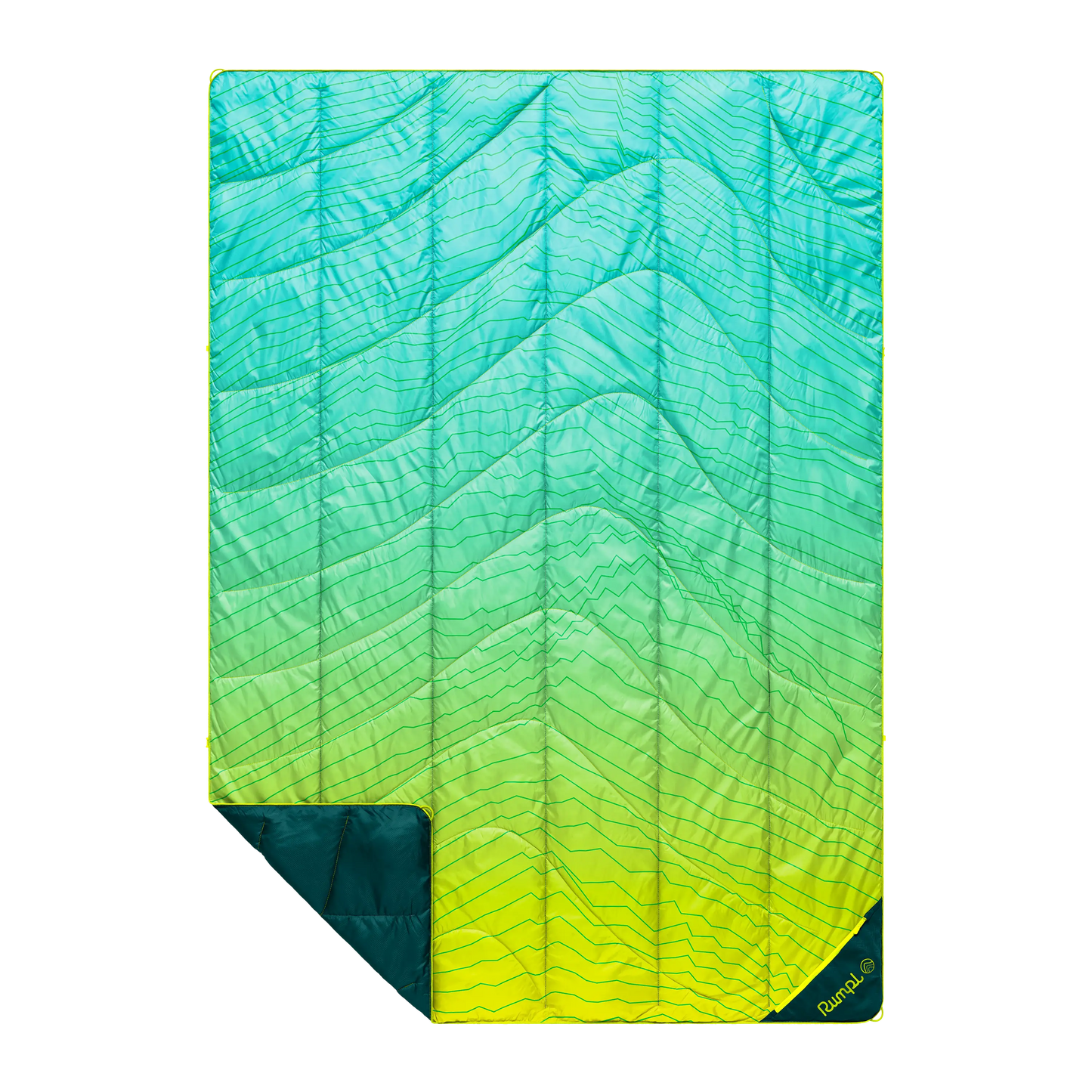 Rumpl Backcountry Puffy Blanket - Ridge Lines Backcountry Puffy Blanket - Ridge Lines | Rumpl Blankets For Everywhere Printed Backcountry Puffy