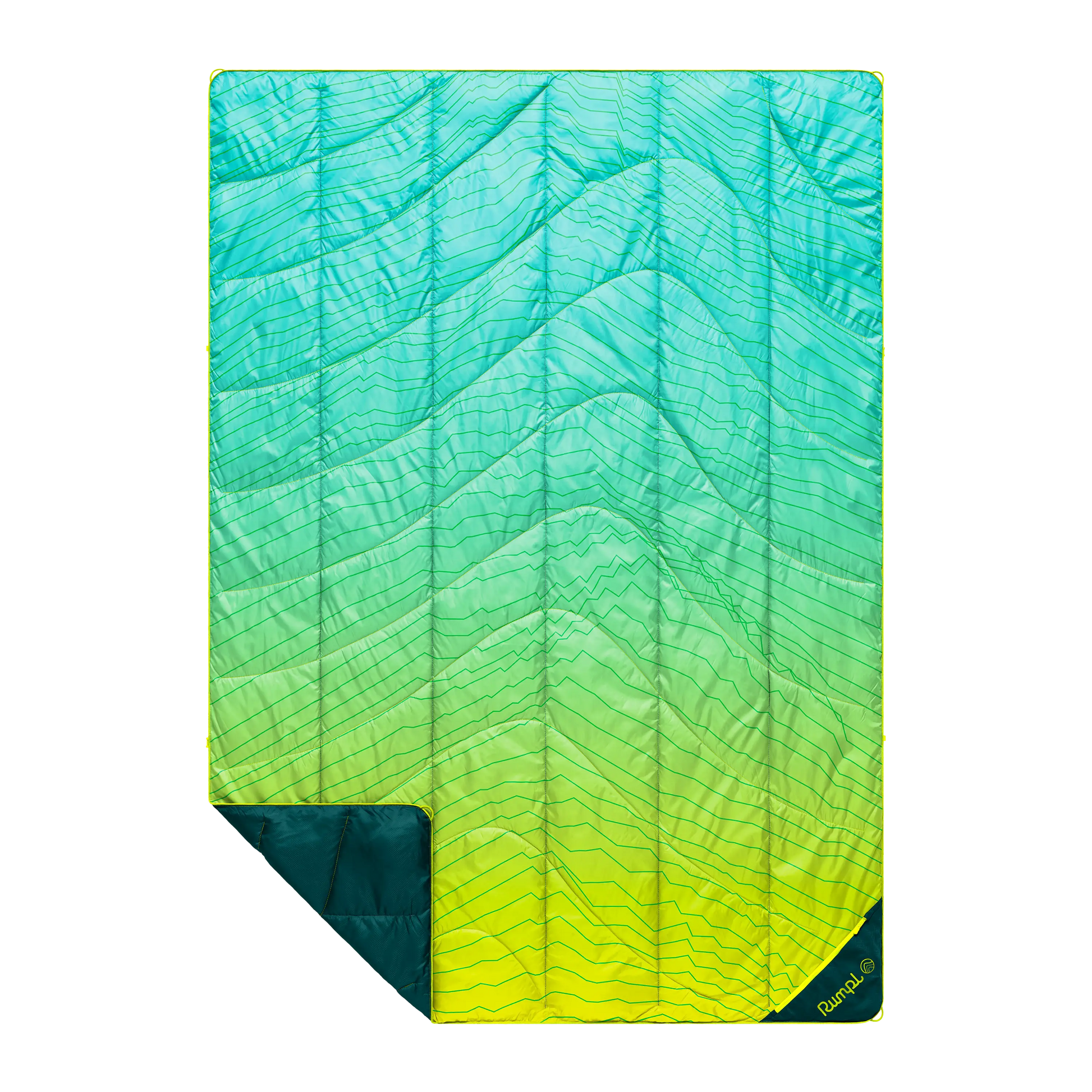 Rumpl Backcountry Puffy Blanket - Ridge Lines Backcountry Puffy Blanket - Ridge Lines | Rumpl Blankets For Everywhere Printed Backcountry Puffy