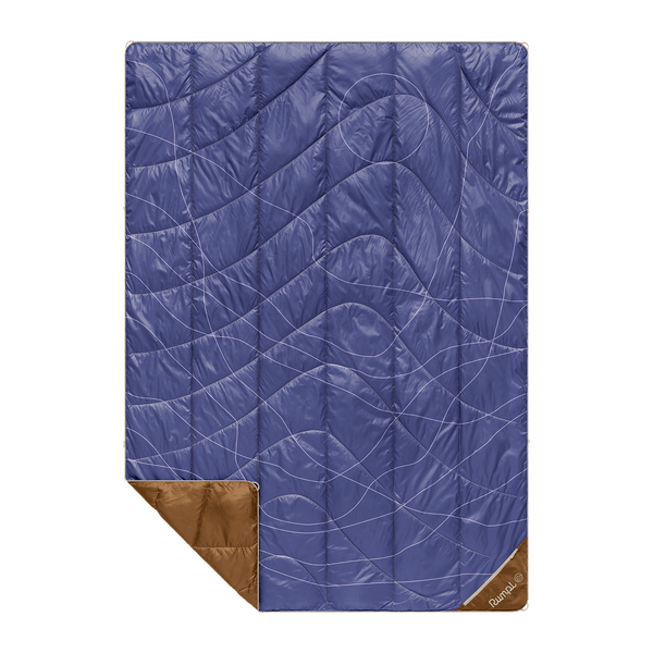 Rumpl Backcountry Puffy Blanket - Trace Valley Marionberry Backcountry Puffy Blanket - Trace Valley Marionberry | Rumpl Blankets For Everywhere Printed Backcountry Puffy