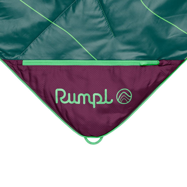 Rumpl Backcountry Puffy Blanket - Trace Valley Moss Backcountry Puffy Blanket - Trace Valley Moss | Rumpl Blankets For Everywhere Printed Backcountry Puffy