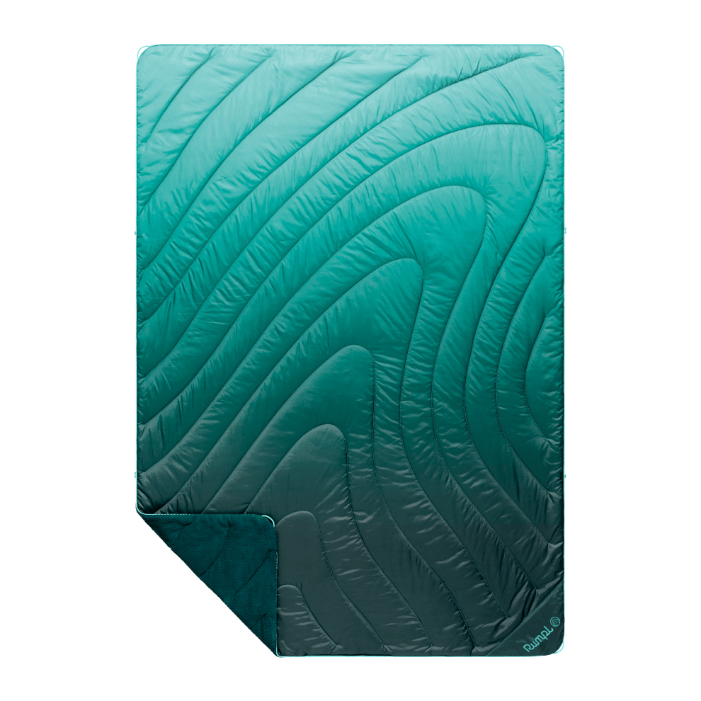 Rumpl Fleece Puffy Blanket - Jade Fade Fleece Puffy Blanket - Jade Fade | Rumpl Blankets For Everywhere Printed Fleece Puffy