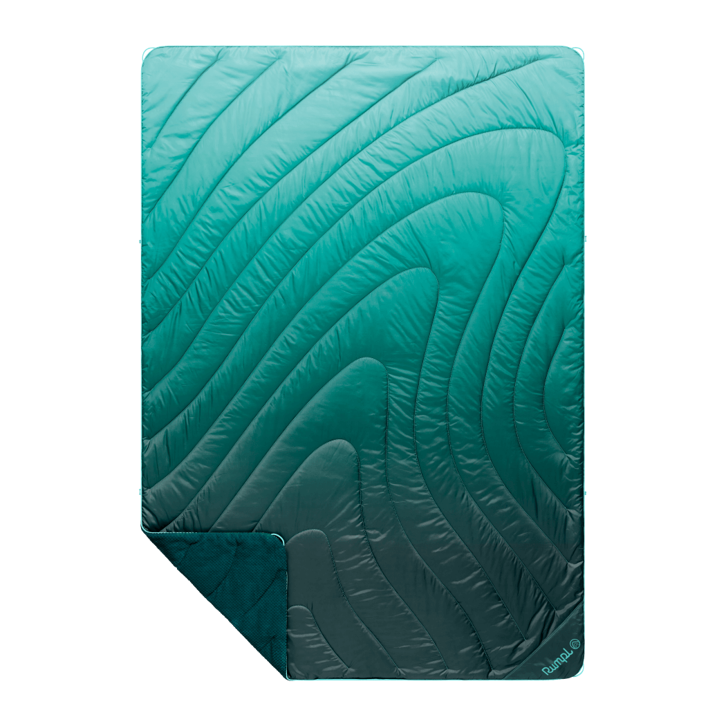Rumpl Fleece Puffy Blanket - Jade Fade Fleece Puffy Blanket - Jade Fade | Rumpl Blankets For Everywhere Printed Fleece Puffy