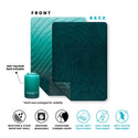 Rumpl Fleece Puffy Blanket - Jade Fade Fleece Puffy Blanket - Jade Fade | Rumpl Blankets For Everywhere Printed Fleece Puffy